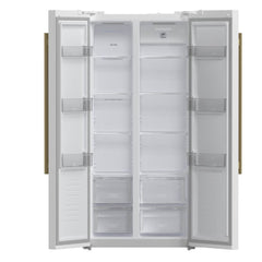 FORNO Salerno 33-Inch Side by side built-in Refrigerator 15.6cuft White FFRBI1805-33WHT