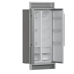 FORNO Salerno 37" 15.6 cu. ft. Side-by-Side Built-In Refrigerator in Stainless Steel and Grill Trim Kit, FFRBI1805-37SG