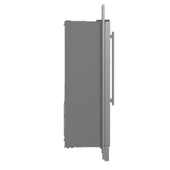 FORNO Salerno 37" 15.6 cu. ft. Side-by-Side Built-In Refrigerator in Stainless Steel and Grill Trim Kit, FFRBI1805-37SG