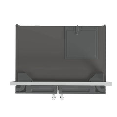 FORNO Salerno 37" 15.6 cu. ft. Side-by-Side Built-In Refrigerator in Stainless Steel and Grill Trim Kit, FFRBI1805-37SG