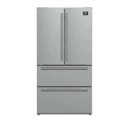 FORNO Appliance Package 3-Piece - 36" Dual Fuel Range, Dishwasher, 36" Refrigerator, FBDL-004-02CAUS