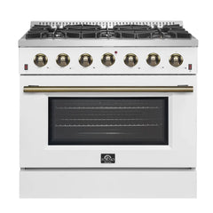 FORNO Espresso Galiano 36 Inch Gas Range with 6 Sealed Burners – FFSGS6244-36