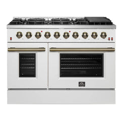 FORNO Galiano 48 Inch Gas Range, 8 Burners, 107,000 BTU – FFSGS6244-48