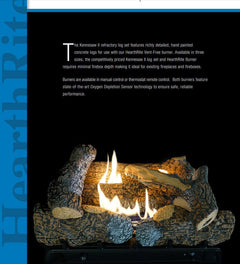 Empire 18-Inch HearthRite Vent-Free Gas Burner for Kennesaw II Log Set HVF2R18P