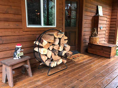 Pilgrim 24 Inch And 48 Inch Heavy-Duty Log Hoops Indoor 18521