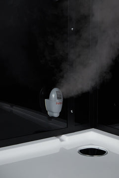 Maya Bath Lucca Steam Shower – Modern Glass Spa with Smart TV, Body Jets & Steam Therapy (Platinum Lucca-L)