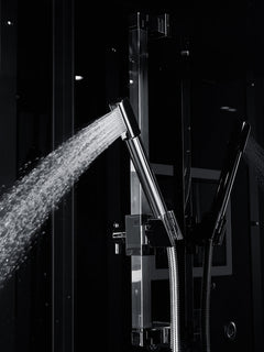 Maya Bath Lucca Steam Shower – Sleek Glass Enclosure with Smart TV, Body Jets & Spa Features (Platinum Lucca-R)