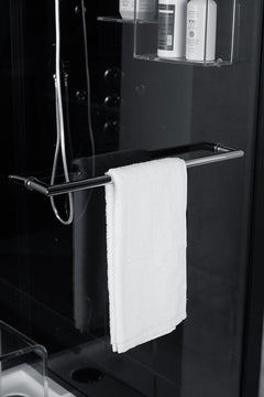 Maya Bath Lucca Steam Shower – Sleek Glass Enclosure with Smart TV, Body Jets & Spa Features (Platinum Lucca-R)