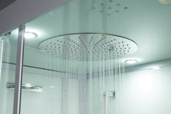Maya Bath Lucca Steam Shower – Modern Glass Spa with Smart TV, Body Jets & Steam Therapy (Platinum Lucca-L)