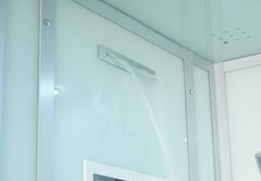 Maya Bath Lucca Steam Shower – Modern Glass Spa with Smart TV, Body Jets & Steam Therapy (Platinum Lucca-L)