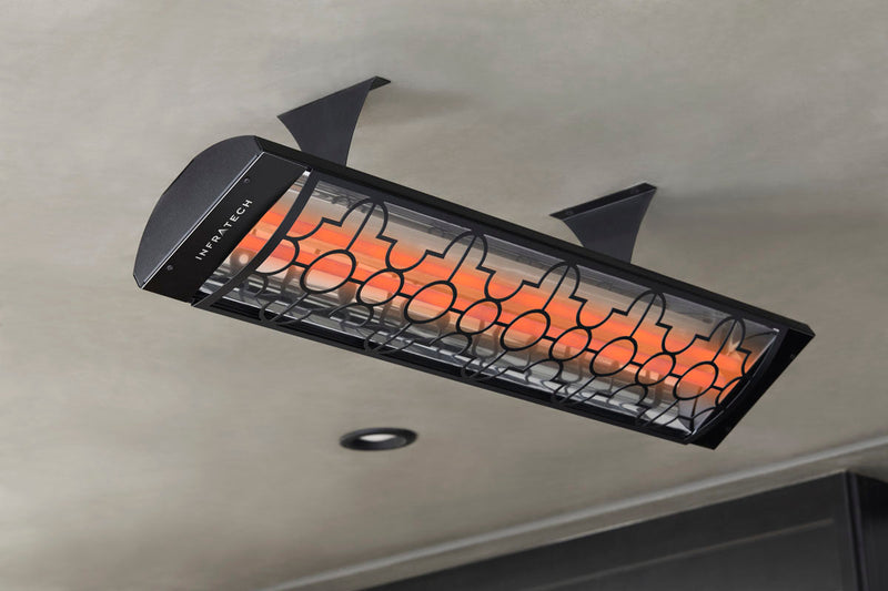 Infratech Motif Mediterranean Fascia Kit for Double Element Heater | Black