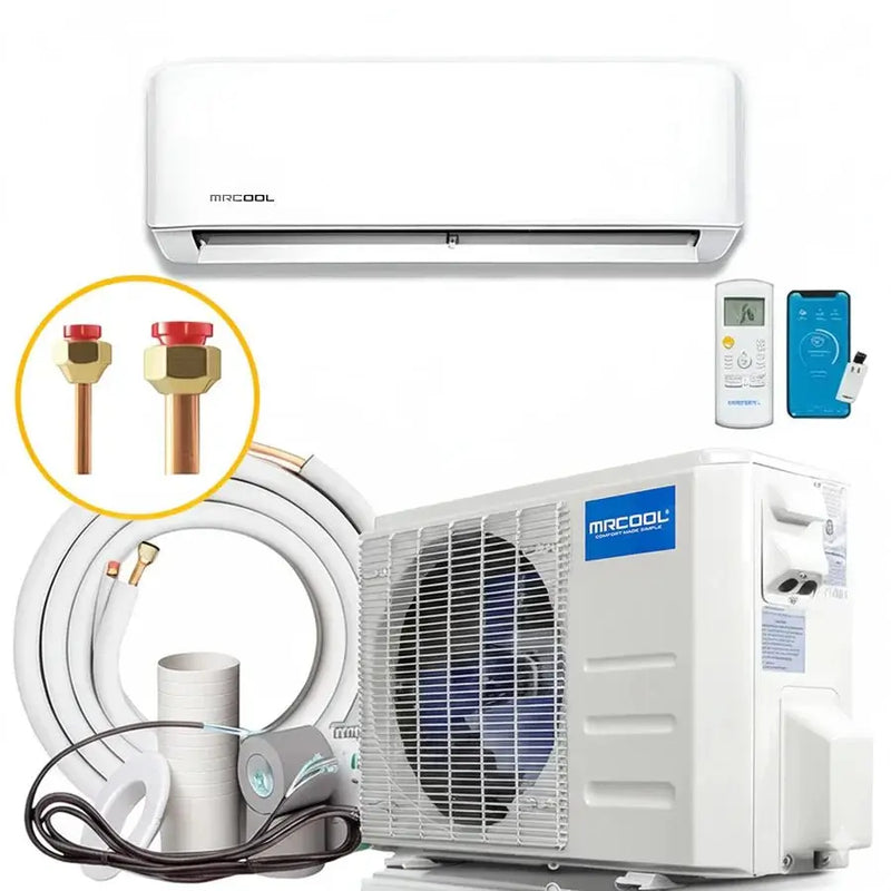 MRCOOL Advantage 5th Gen 12K BTU Ductless Mini Split AC & Heat Pump Complete System 115V - A-12-HP-115D-O