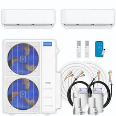 MRCOOL DIY 5th Gen Multi-Zone 2-Zone 48K BTU (18K + 24K) Ductless Mini-Split AC & Heat Pump