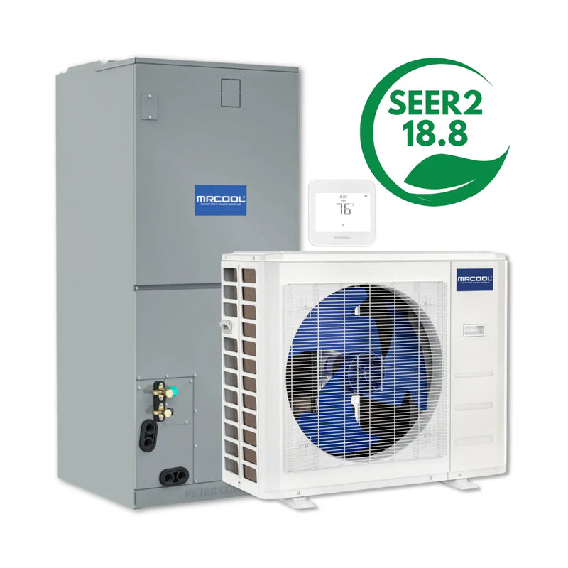 MRCOOL VersaPro 18,000 BTU 1.5 Ton 18.8 SEER2 Central Ducted Heat Pump System - 2nd Gen