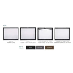 Majestic Meridian Modern 42 Inch Top Direct Vent Natural Gas Fireplace with IntelliFire Touch Ignition System MER42MN