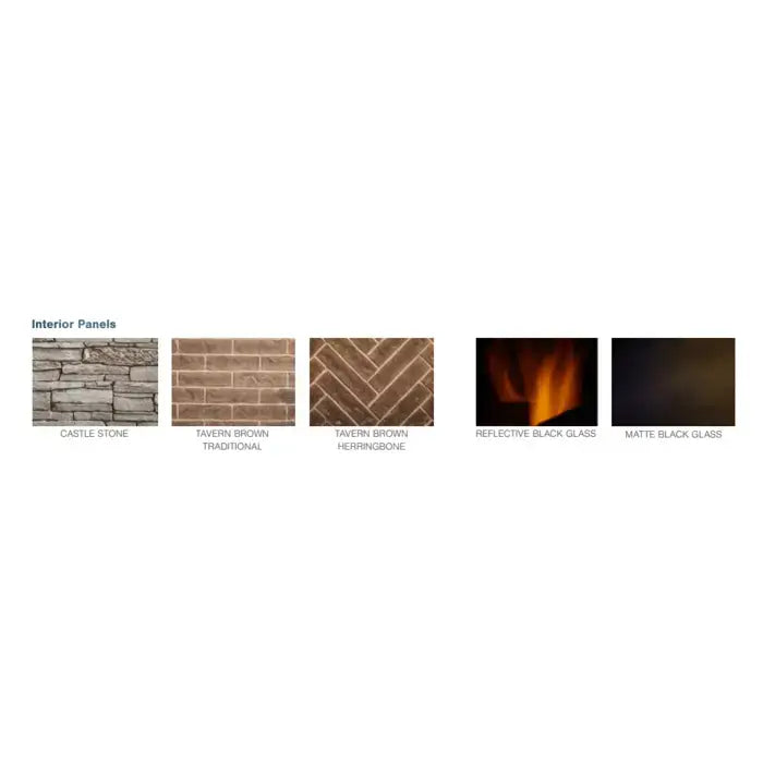 Majestic Meridian Modern 42 Inch Top Direct Vent Natural Gas Fireplace with IntelliFire Touch Ignition System MER42MN