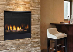 Majestic Quartz 36 Inch Top/Rear Direct Vent Gas Fireplace with IntelliFire Touch Ignition System QUARTZ36IFTN