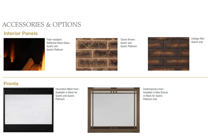 Majestic Quartz 36 Inch Top/Rear Direct Vent Gas Fireplace with IntelliFire Touch Ignition System QUARTZ36IFTN
