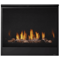 Majestic Quartz Platinum 36 Inch Top/Rear Direct Vent Gas Fireplace with IntelliFire Touch Ignition System QUARTZPLA36IN