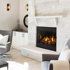 Majestic Quartz Platinum 36 Inch Top/Rear Direct Vent Gas Fireplace with IntelliFire Touch Ignition System QUARTZPLA36IN