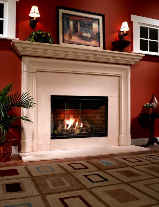 Majestic Reveal Open Hearth B-Vent Gas Fireplace with IntelliFire Ignition System RBV4236IT