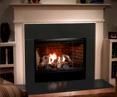 Majestic Reveal Open Hearth B-Vent Gas Fireplace with IntelliFire Ignition System RBV4236IT
