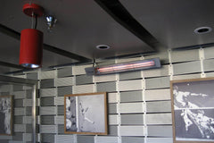 Infratech SL-Series Slimline Single Element 2400Watt Outdoor Electric Heater 277V SL2427BL