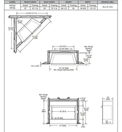 Monessen 32-inch Aria Vent-Free Traditional Gas Fireplace VFF32LNV