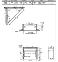 Monessen 36-inch Aria Vent-Free Traditional Gas Fireplace VFF36LNV