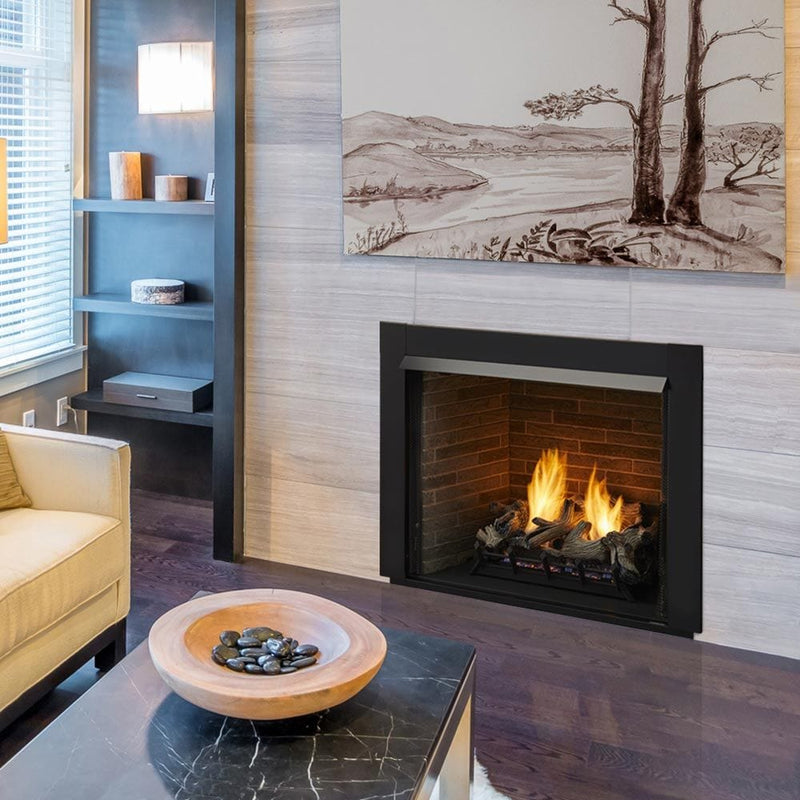 Monessen 42-inch Lo-Rider Clean Face Vent-Free Gas Firebox with Interior Panels LCUF42CR-C