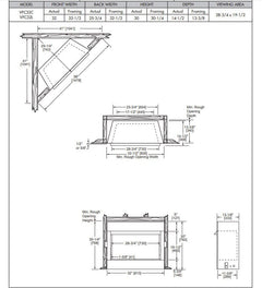 Monessen 32-inch Symphony Vent-Free Traditional Gas Fireplace VFC32LPV