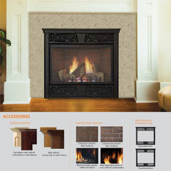 Monessen 32-inch Symphony Vent-Free Traditional Gas Fireplace VFC32LPV