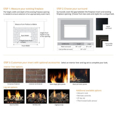 Monessen 33-inch Solstice Vent-Free Traditional Gas Fireplace