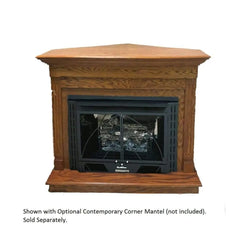 Buck Stove Model 34 Contemporary Vent Free Gas Fireplace with Blower Indoor NV 344EBNAT-CONTMP