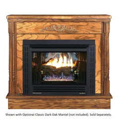 Buck Stove Model 34 Contemporary Vent Free Gas Fireplace with Blower Indoor NV 344EBNAT-CONTMP
