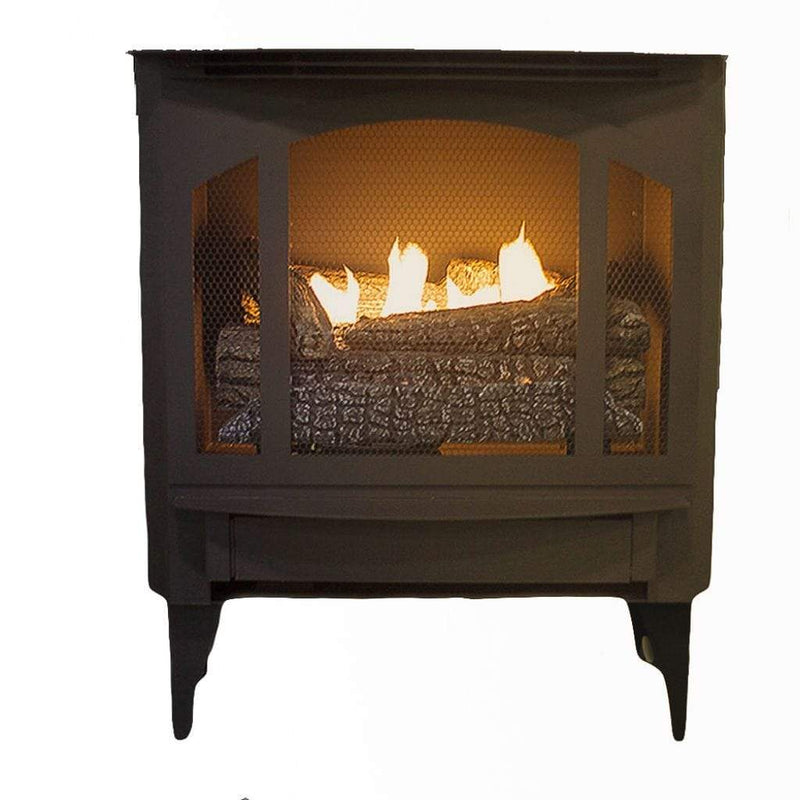 Buck Stove T-33 Ventless Freestanding Gas Stove – Remote Control Compatible NV T-33NAT