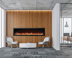 Napoleon 74-Inch Astound Built-In Electric Fireplace With Wi-Fi Connectivity Indoor NEFB74AB