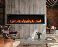 Napoleon 74-Inch Astound Built-In Electric Fireplace With Wi-Fi Connectivity Indoor NEFB74AB