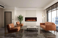 Napoleon 74-Inch Astound Built-In Electric Fireplace With Wi-Fi Connectivity Indoor NEFB74AB