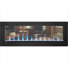 Napoleon 50-Inch CLEARion Elite See-Through Built-In Electric Fireplace Modern Design Indoor NEFBD50HE