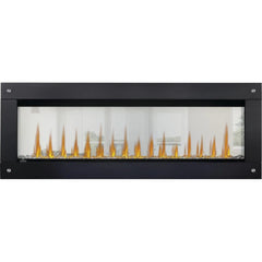 Napoleon 50-Inch CLEARion Elite See-Through Built-In Electric Fireplace Modern Design Indoor NEFBD50HE