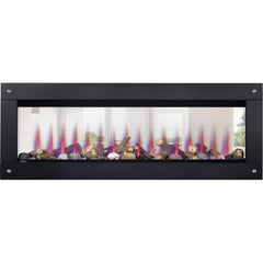 Napoleon 50-Inch CLEARion Elite See-Through Built-In Electric Fireplace Modern Design Indoor NEFBD50HE