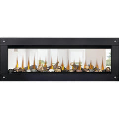 Napoleon 50-Inch CLEARion Elite See-Through Built-In Electric Fireplace Modern Design Indoor NEFBD50HE