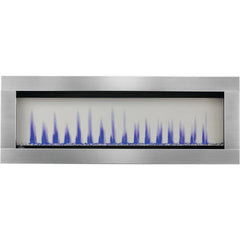 Napoleon 50-Inch CLEARion Elite See-Through Built-In Electric Fireplace Modern Design Indoor NEFBD50HE