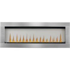 Napoleon 50-Inch CLEARion Elite See-Through Built-In Electric Fireplace Modern Design Indoor NEFBD50HE