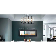 Napoleon 50-Inch CLEARion Elite See-Through Built-In Electric Fireplace Modern Design Indoor NEFBD50HE
