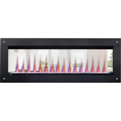 Napoleon 50-Inch CLEARion Elite See-Through Built-In Electric Fireplace Modern Design Indoor NEFBD50HE