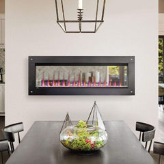 Napoleon 60-Inch CLEARion Elite See Through Built-In Electric Fireplace Modern Design Indoor NEFBD60HE