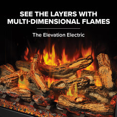 Napoleon 42-Inch Elevation Built-In Electric Fireplace Indoor NEFB42H-MF