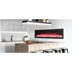 Napoleon 60-Inch Entice Wall Mounted Electric Fireplace Sleek Design Indoor NEFL60CFH-1
